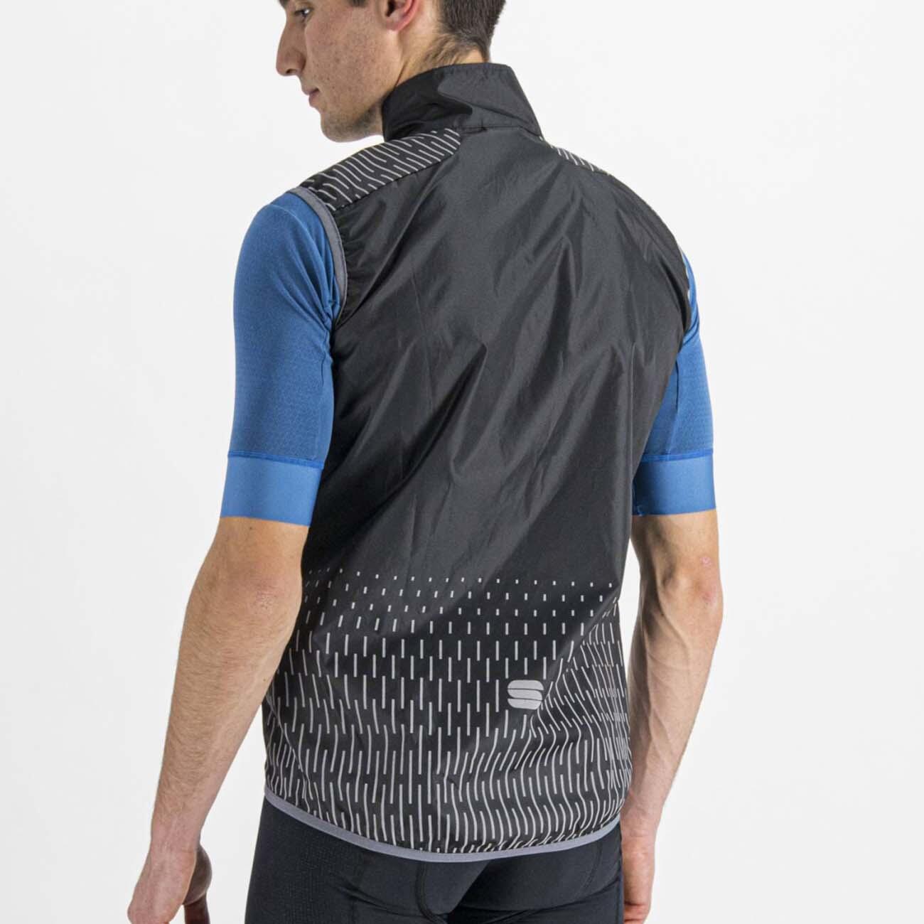 Gilet réfléchissant - Noir 3/4