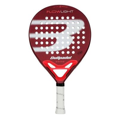 Pala de pádel pádel mujer ligera Bullpadel Flow Light, rojo