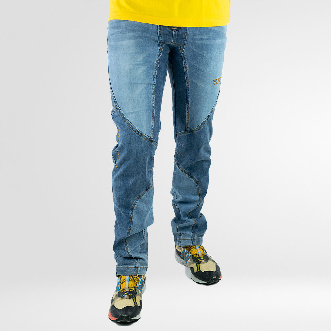 JEANSTRACK Pantaloni da arrampicata - uomo jeans da trekking