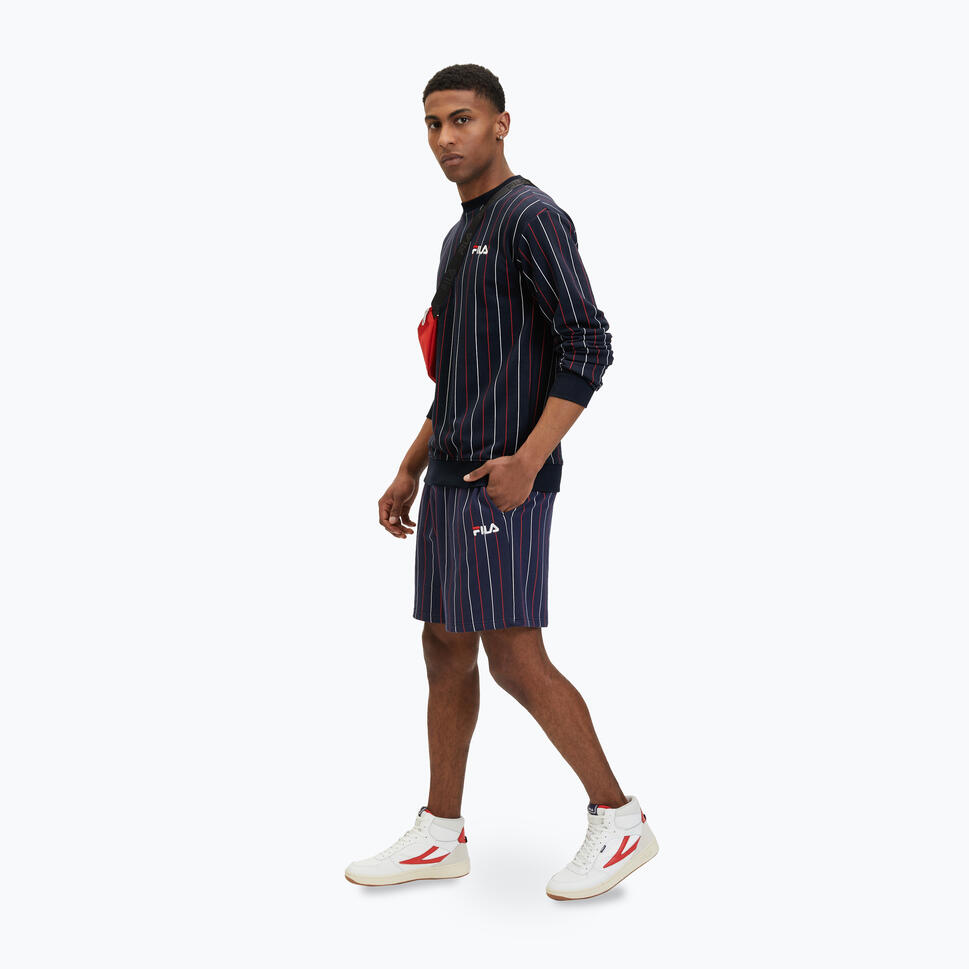 Bluza męska FILA Lobito Pinstriped Crew