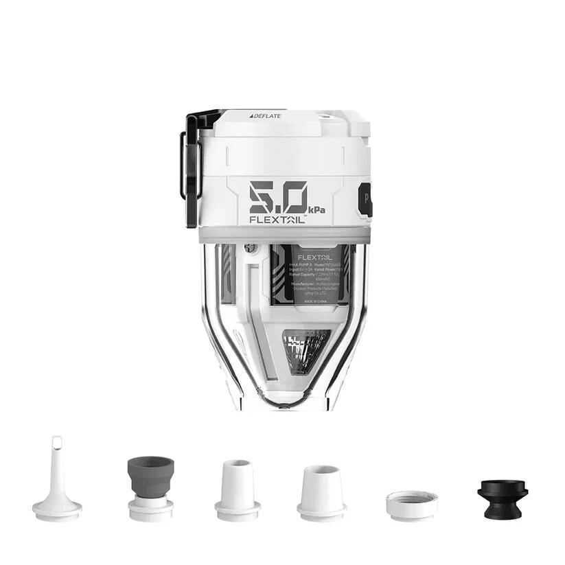 Flextail - Max Pump 3 - Pompe Électrique Pour Lit D'Air Avec Lanterne - Pompe Électrique - Blanc - Decathlon