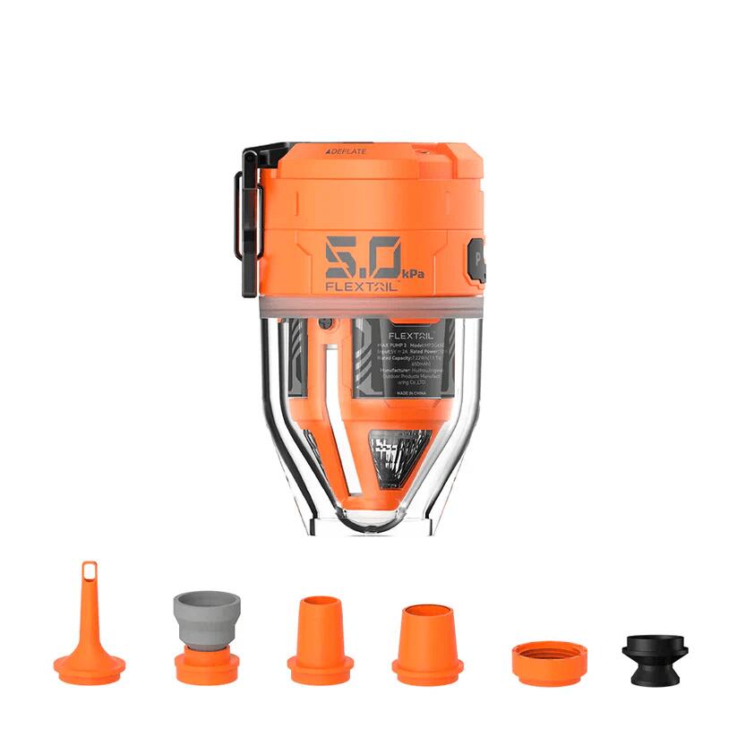 FLEXTAIL - Max Pump 3 - Elektrische Luchtbedpomp - 2-in-1 oplaadbare luchtpomp met hoge