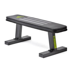 Banc de musculation réglable pour fitness Performance Flat Noir