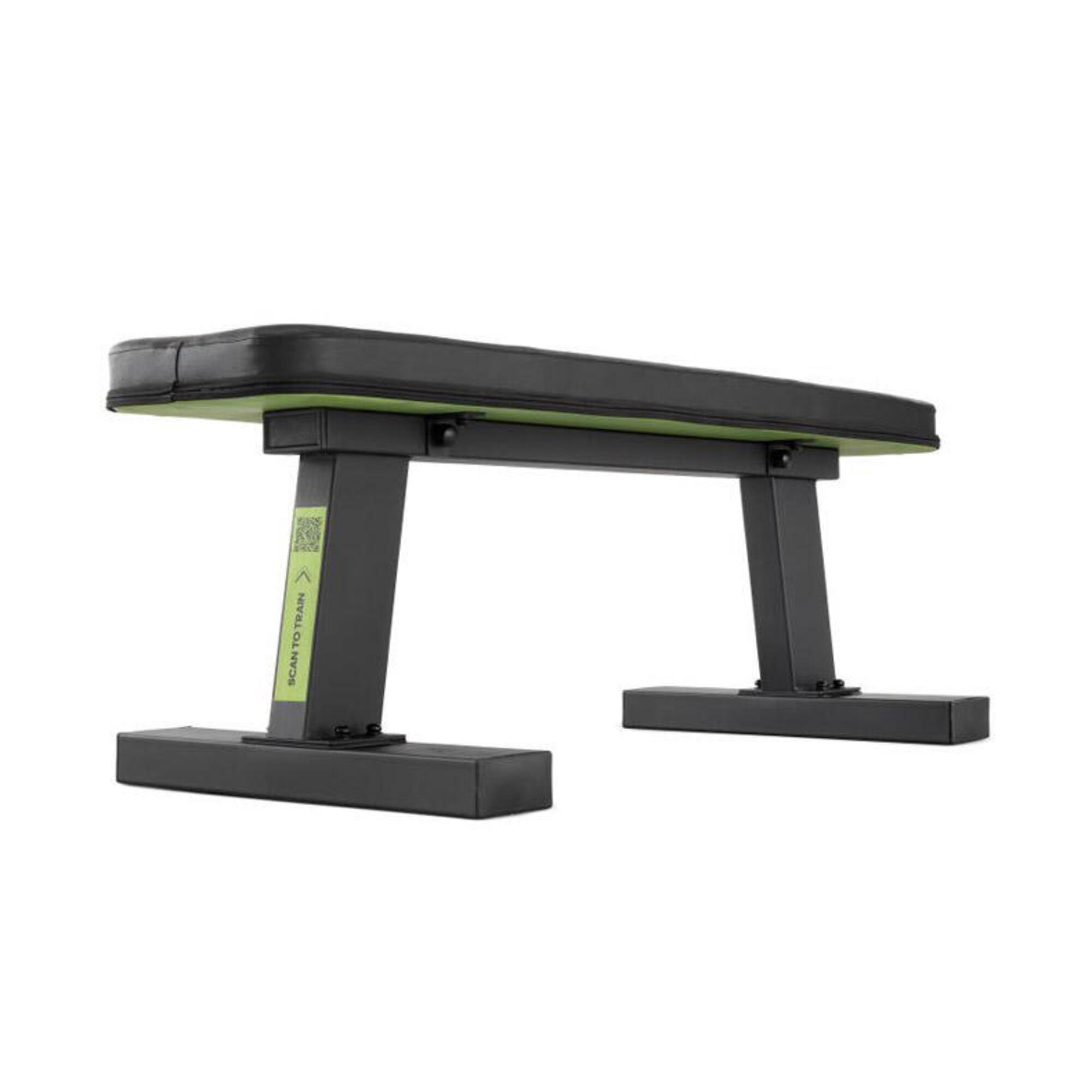 Banc de musculation réglable pour fitness Performance Flat Noir