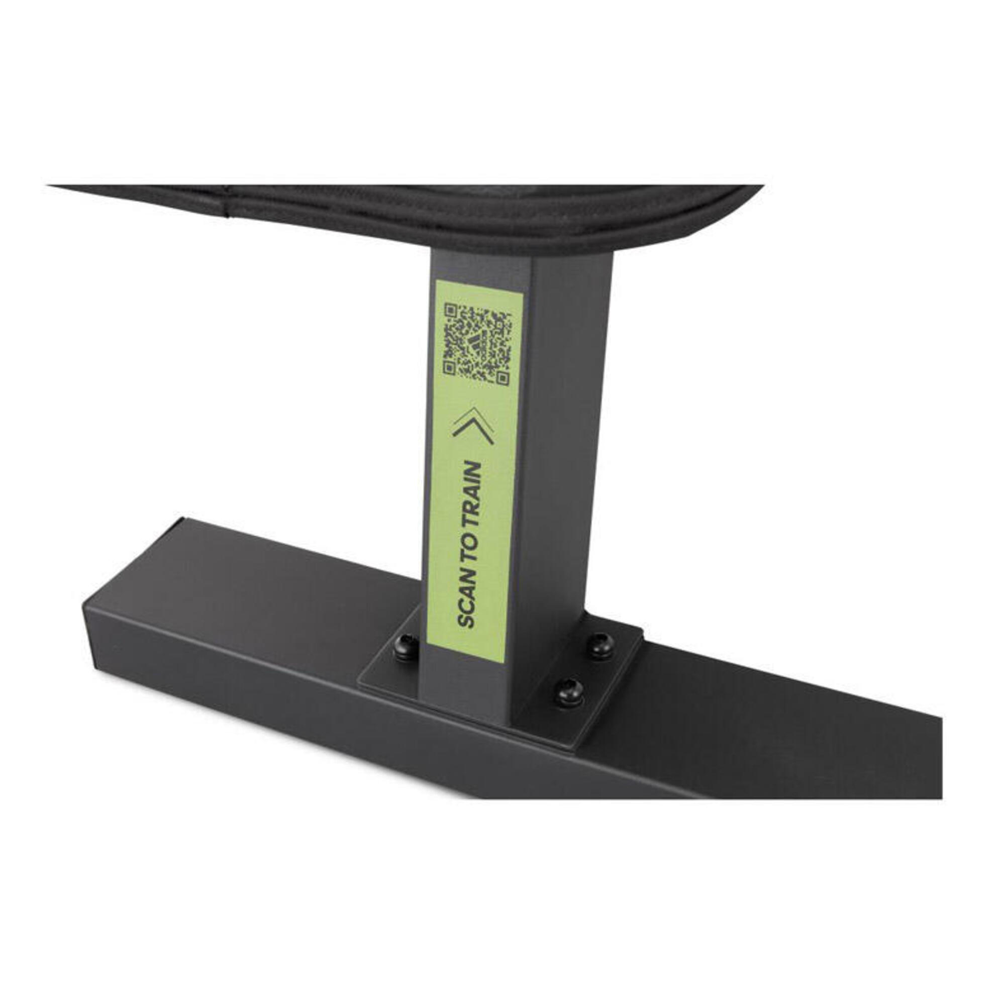 Banc de musculation réglable pour fitness Performance Flat Noir