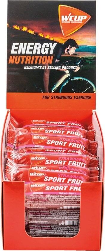 WCUP Energiereep Sport Fruit 32 x 25 gr - Strawberry