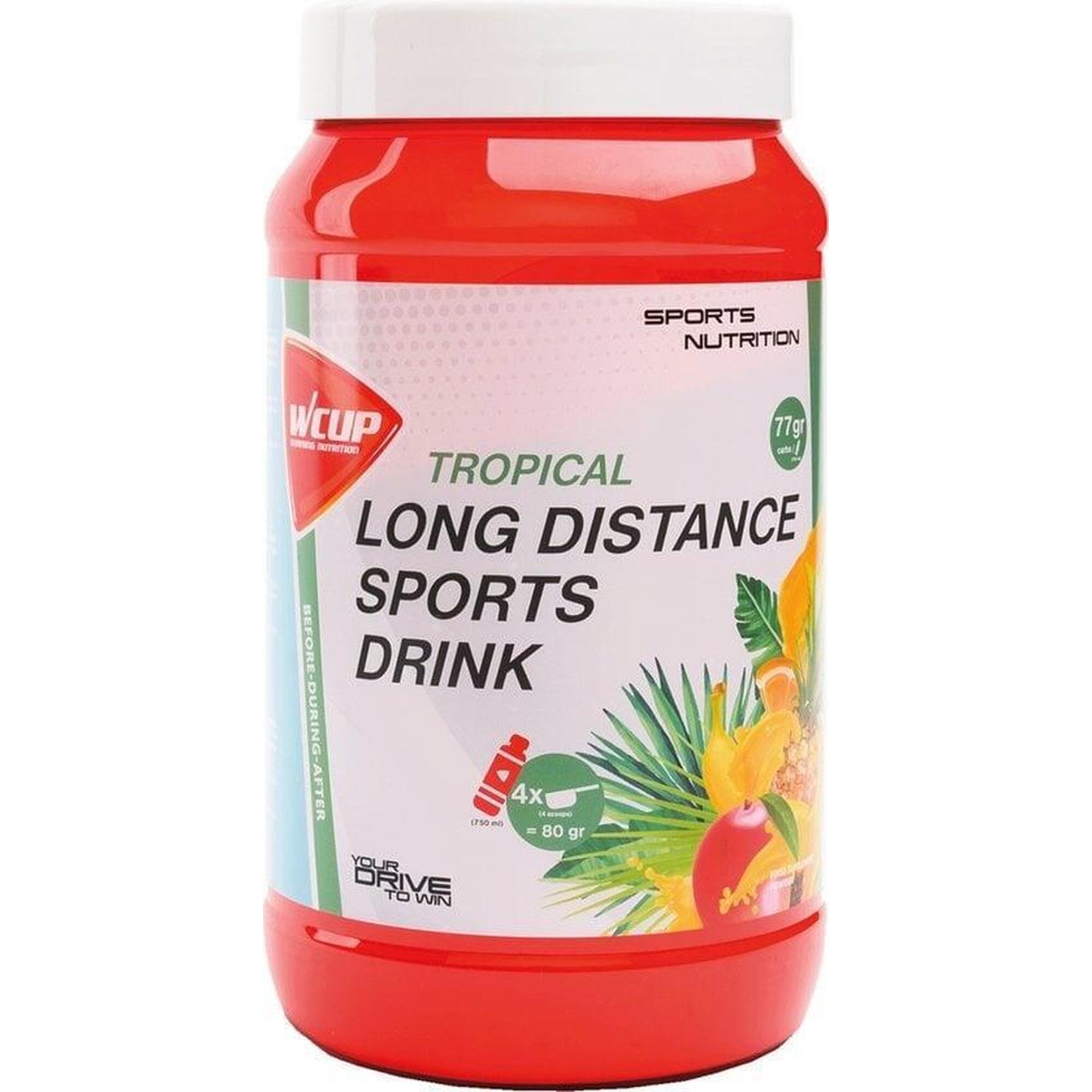 Wcup - Sportsdrink Longdistance 1040 G - Tropical - Poudre Isotonique - Taille Unique - Decathlon
