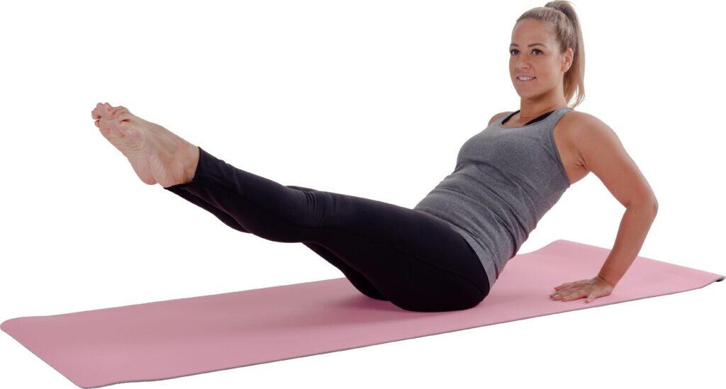 Yogamat - 173 x 58 x 0,6cm - Roze 3/7