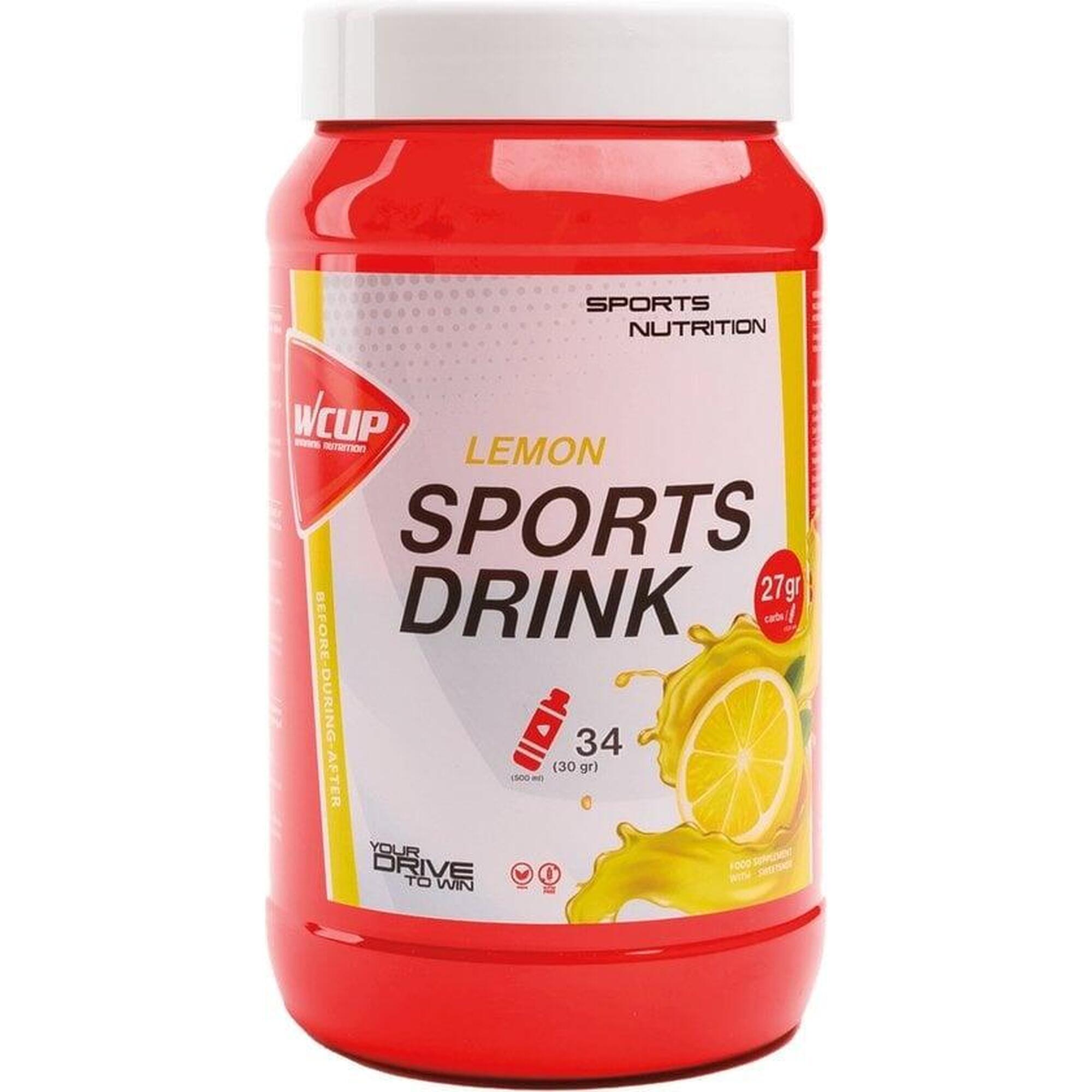 Wcup - Sportsdrink 1020 G - Citron - Poudre Isotonique - Taille Unique - Decathlon