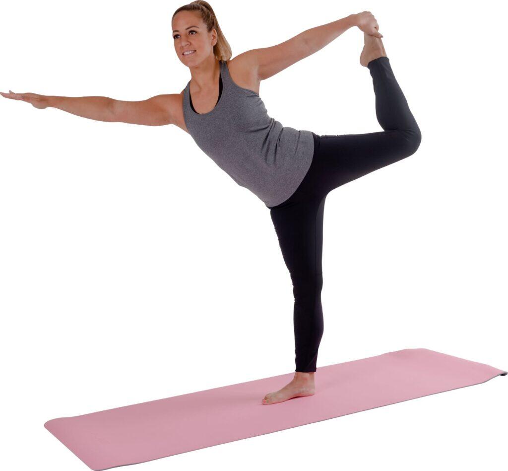 Yogamat - 173 x 58 x 0,6cm - Roze 4/7