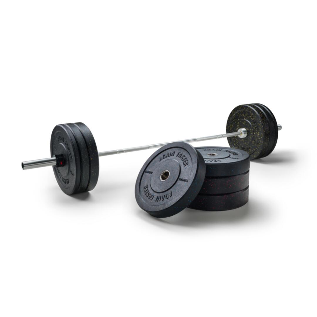 Again Faster® Crumb Rubber Bumper Plates 25kg (Pair) 3/3