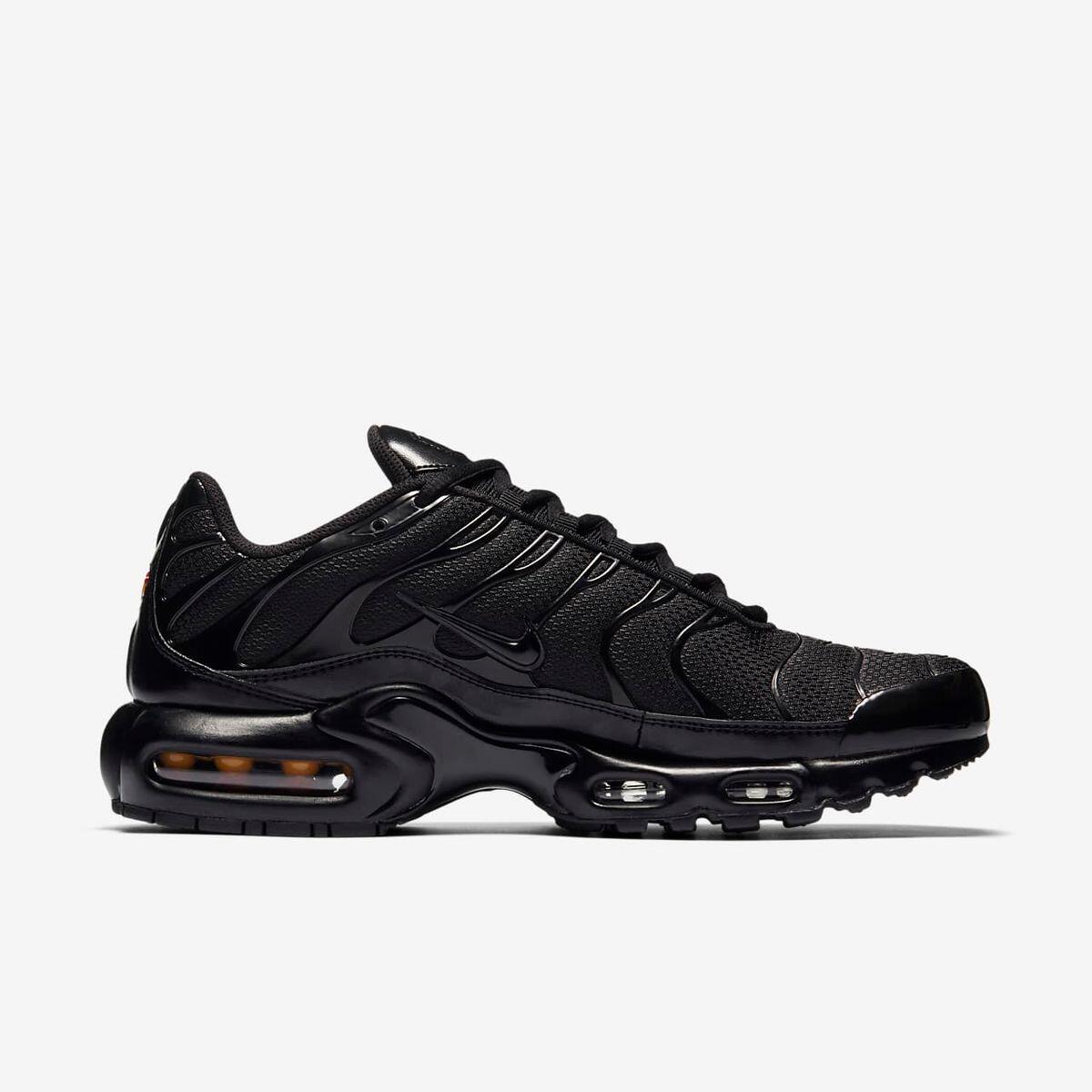 Nike - Nike Air Max Plus Triple Black - Baskets - Noir - Decathlon