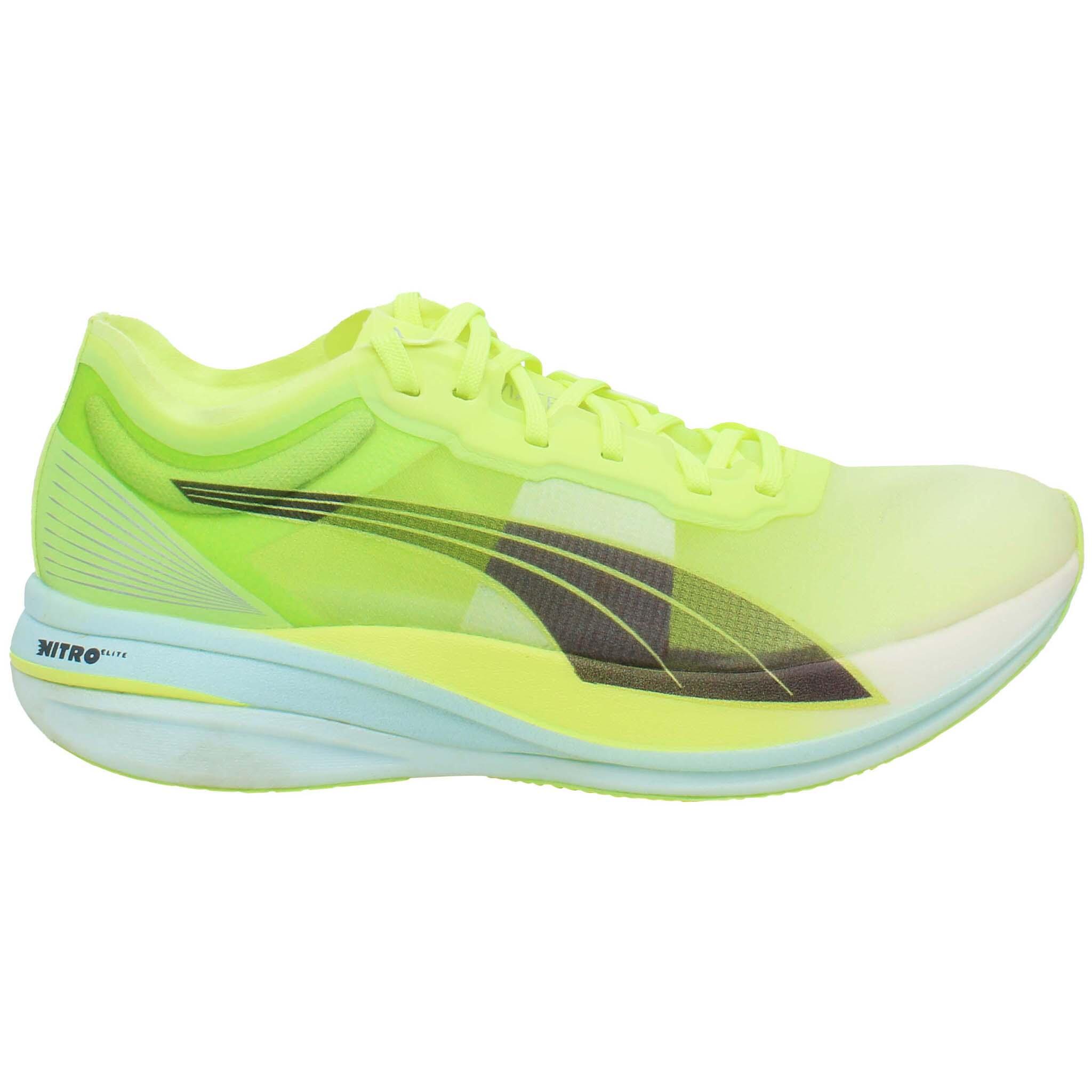 Puma Deviate Elite Womens Green Running Shoes 4/5