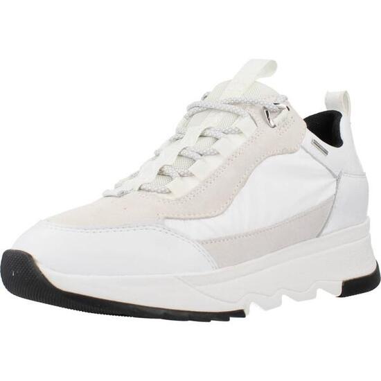 Baskets Geox Modèle D Falena B Abx Couleur Blanc