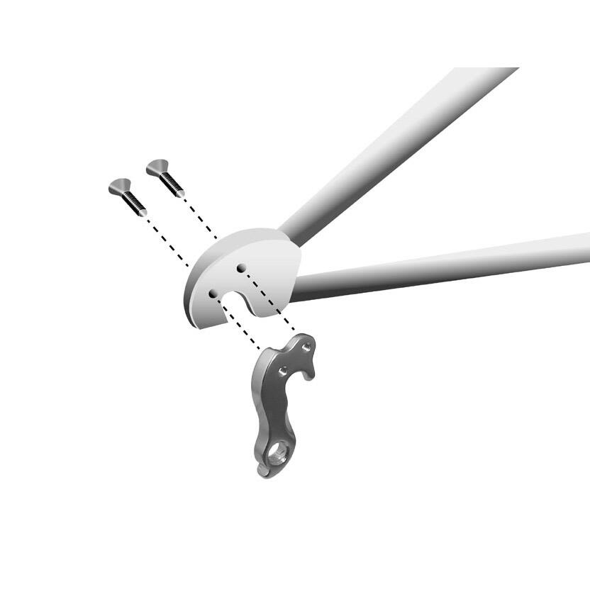 Rechtes hinteres Ausfallende Union gh-164 5/6