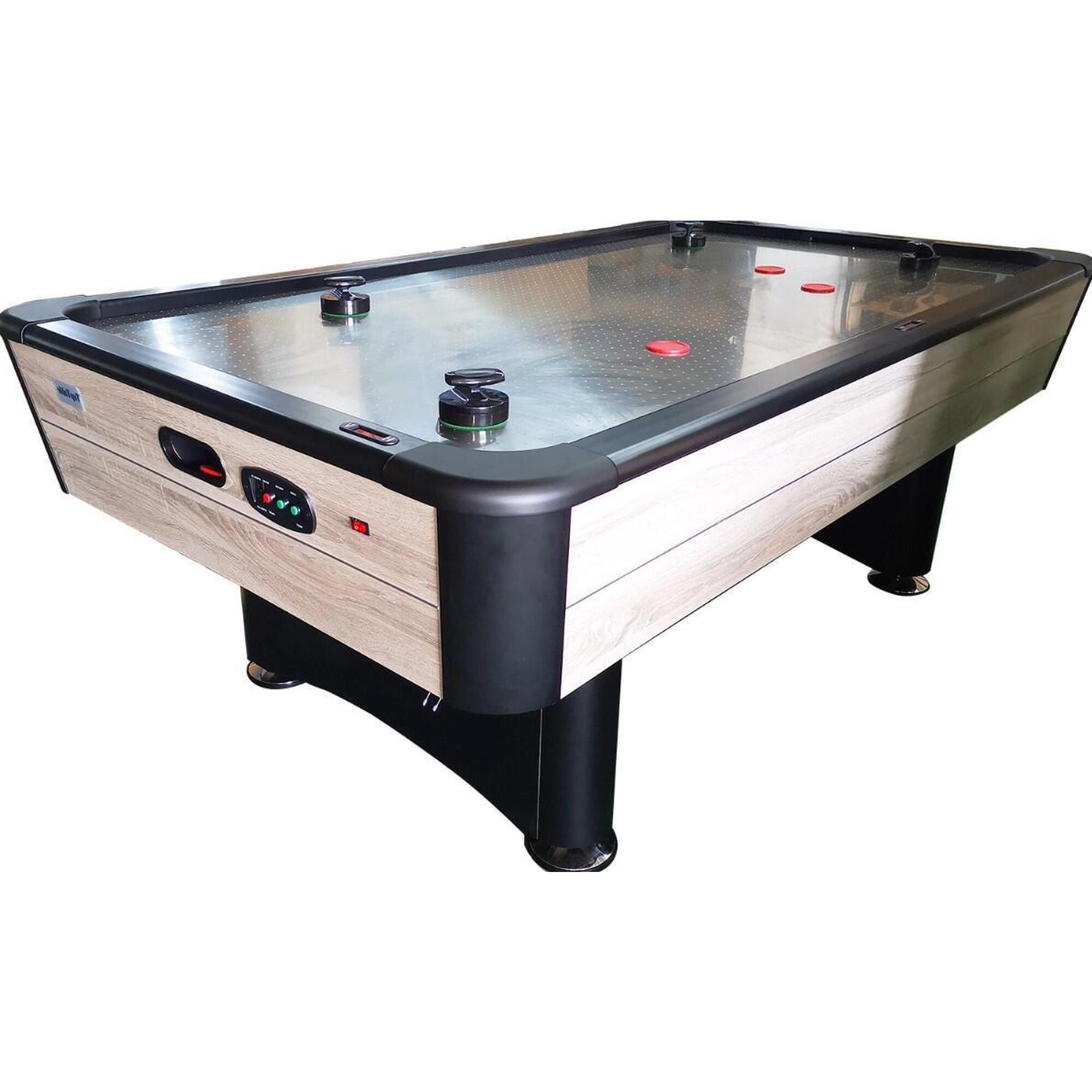 North Sports - North Typhoon Pro Wood/rvs Table De Air Hockey 7ft - Table De Air Hockey - Marron - Taille Unique - Decathlon