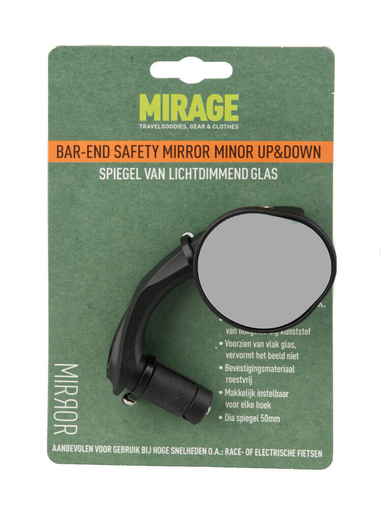 Lusterko rowerowe Mirage Mirror Minor Noir 50mm 2/4