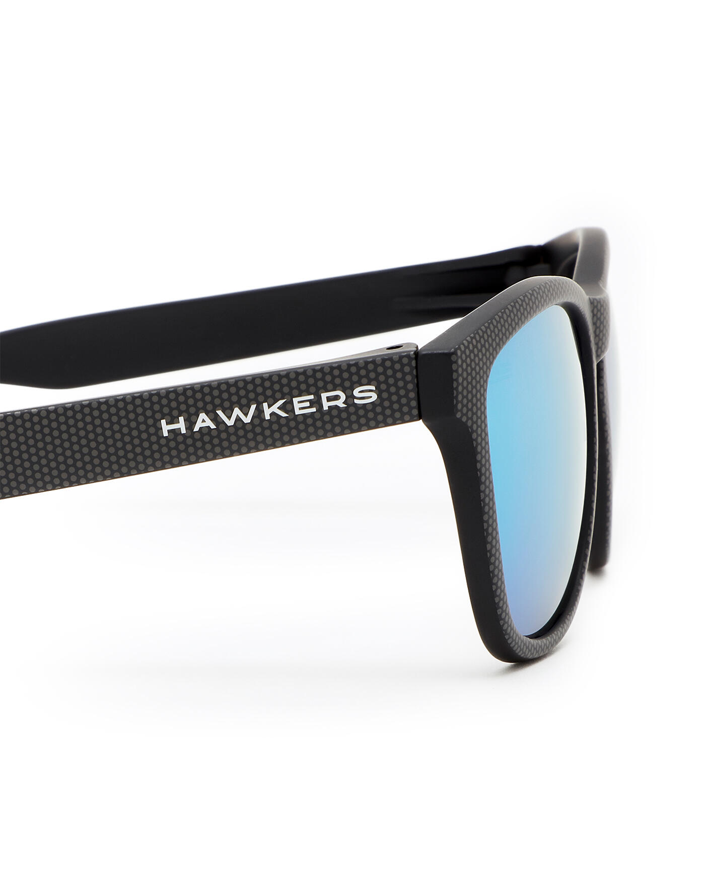 HAWKERS Lunettes de soleil pour Homme et Femme ONE POLARIZED CARBONO BLUE CHROME 5/8