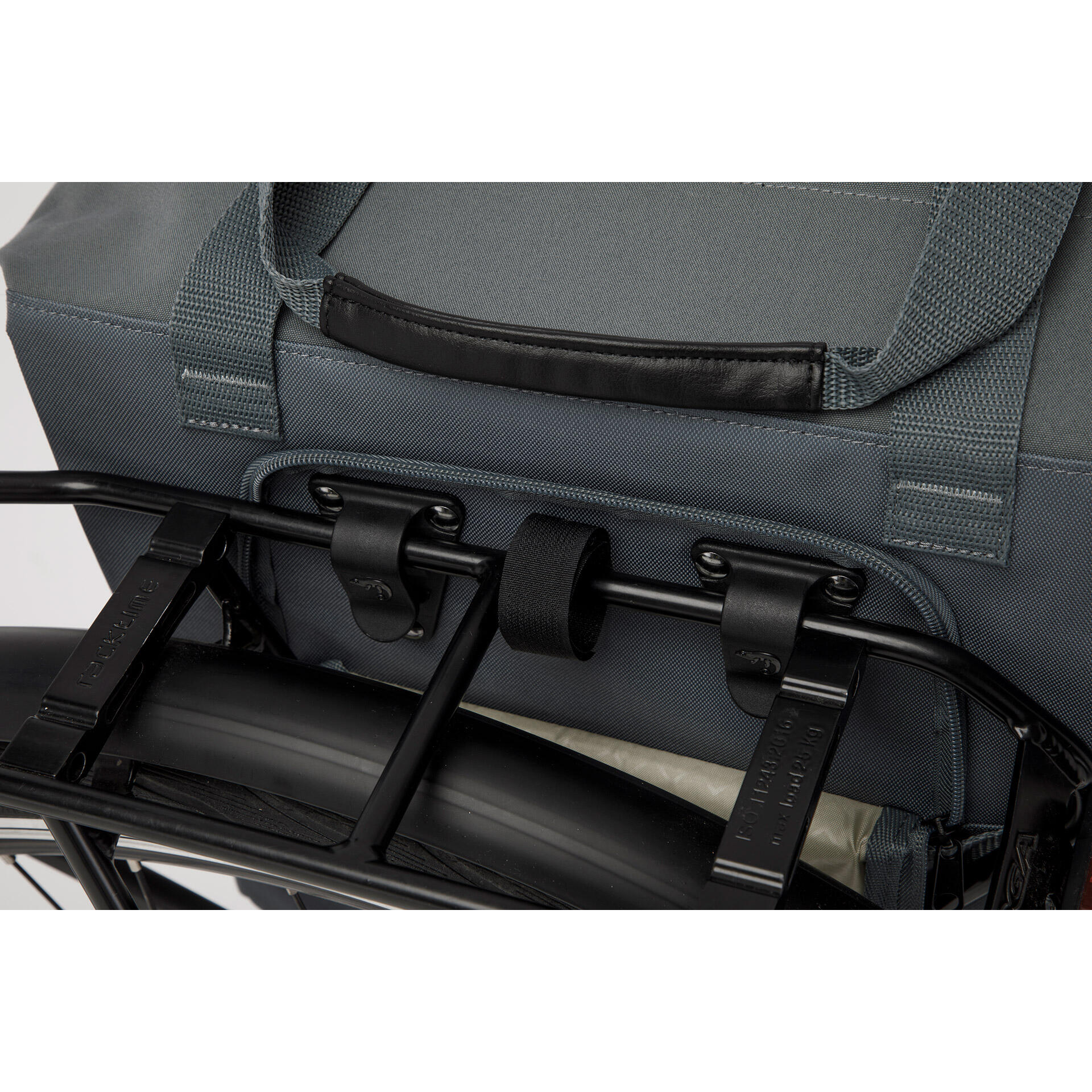 Fahrrad- Shoppingtasche "Tulum Camella", grau 5/6