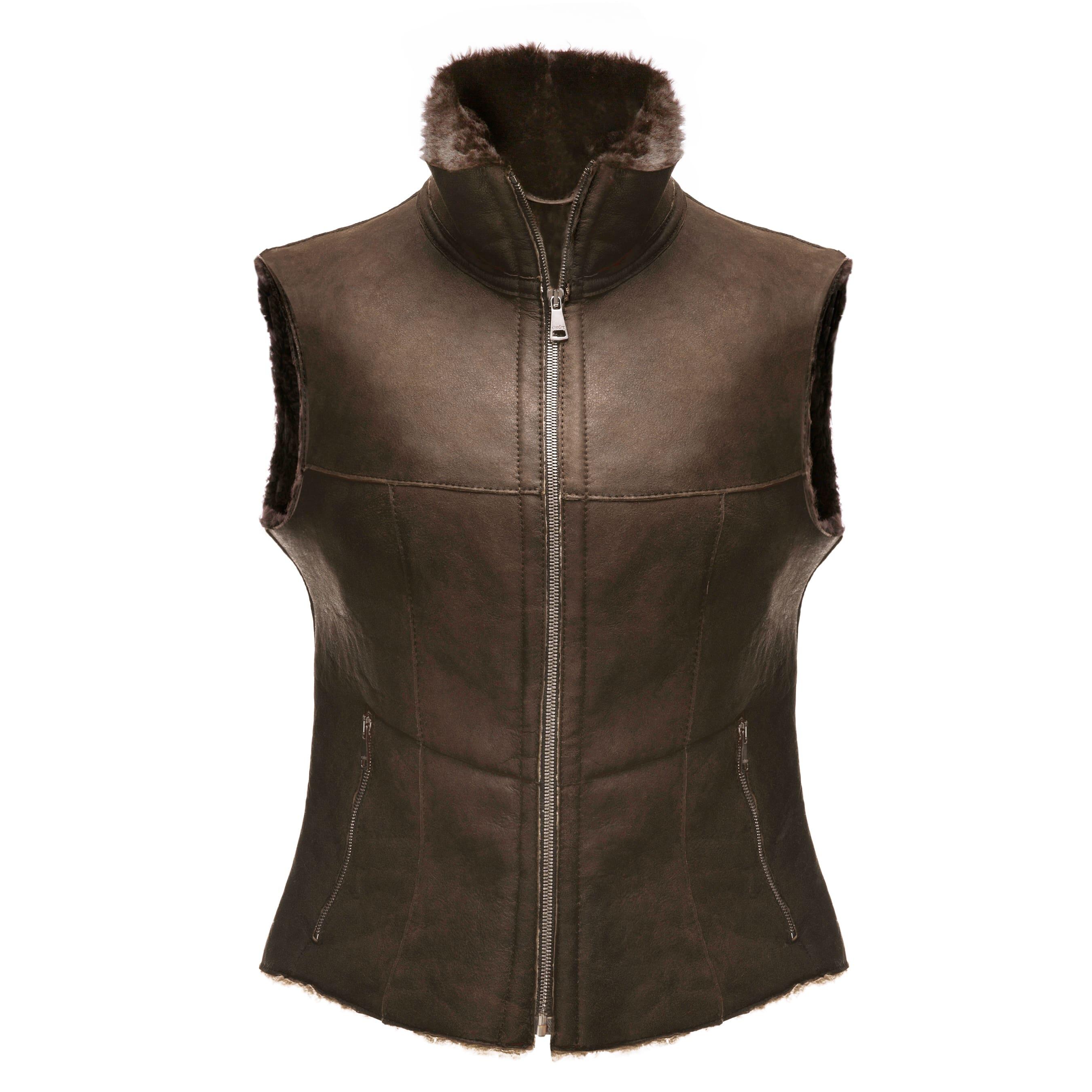 Werner Christ Horse - Veste Sans Manches Équitation Femme Werner Christ Horse Kimberly - Gilet Sans Manche - Marron - 44 L - Decathlon