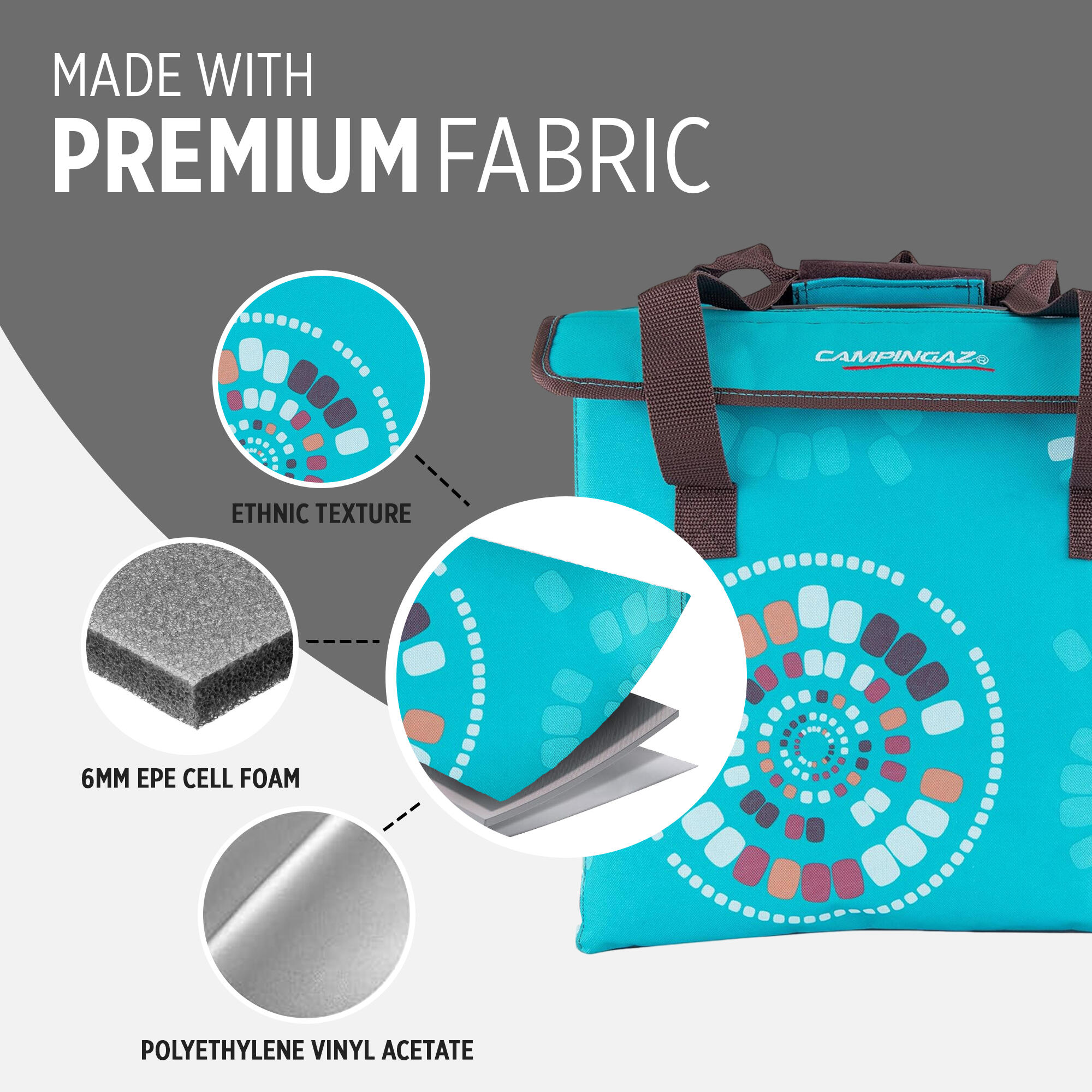 Ethnic MiniMaxi 29L Soft Foldable Cooler bag, insulated bag 14 hours Cooling Performance