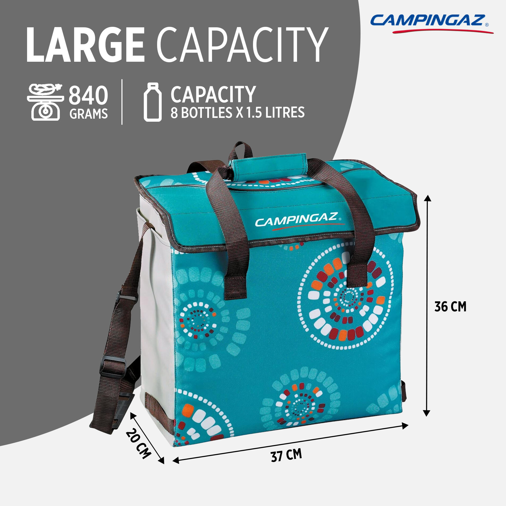 Ethnic MiniMaxi 29L Soft Foldable Cooler bag, insulated bag 14 hours Cooling Performance