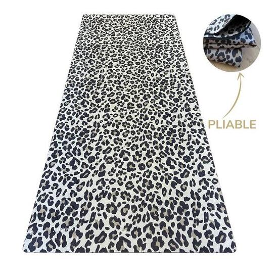 Tapis de yoga Voyage Léopard
