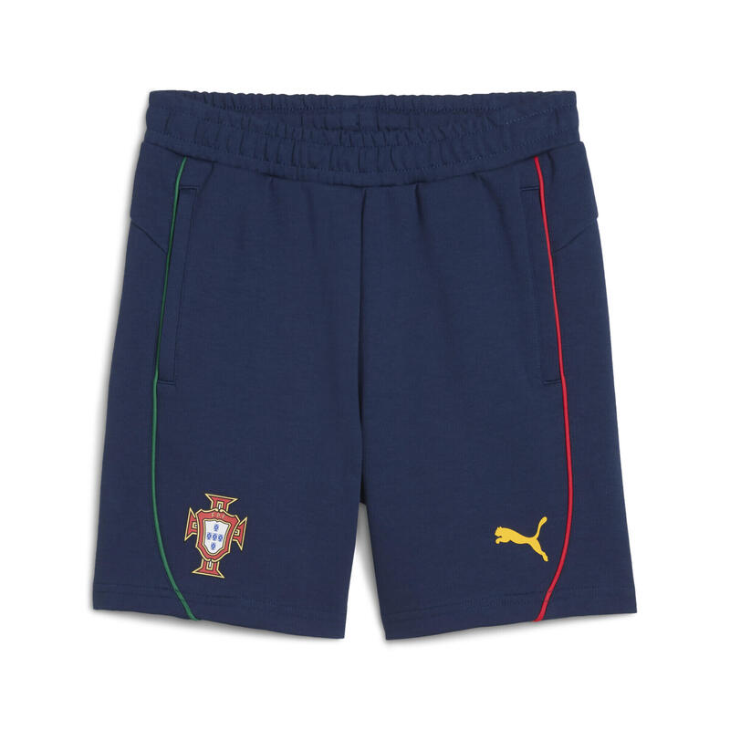 Portugal Casuals Shorts Youth PUMA Persian Blue Sunny Yellow