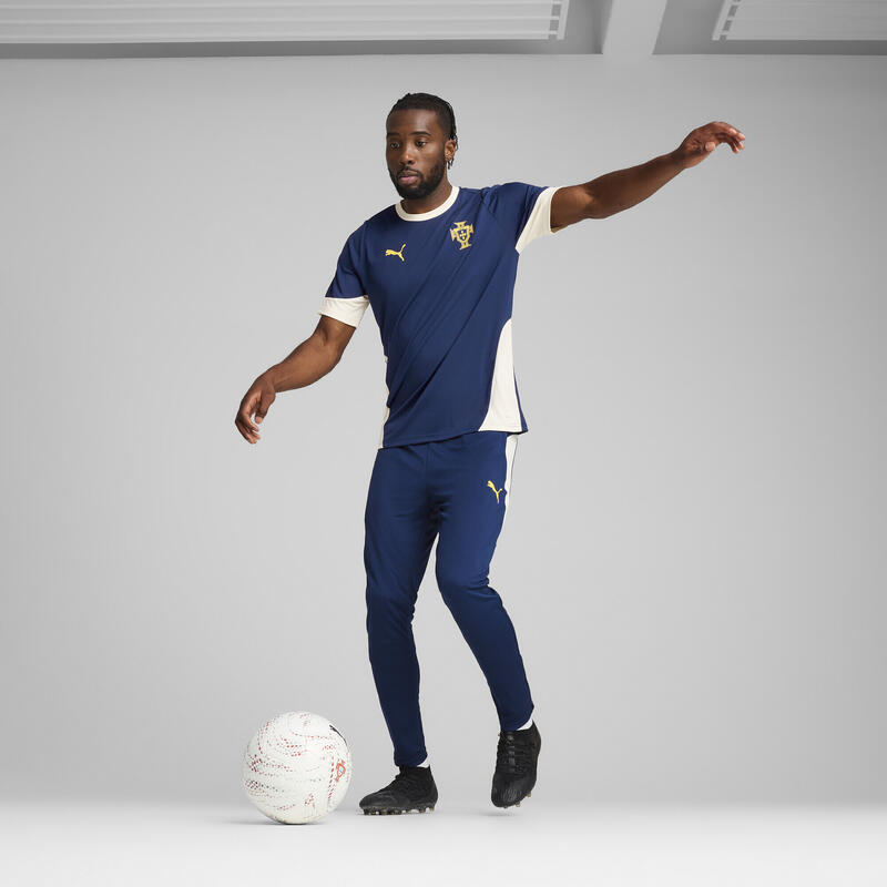 Pantalon fotbal bărbați Slim Fit Bleumarin PUMA