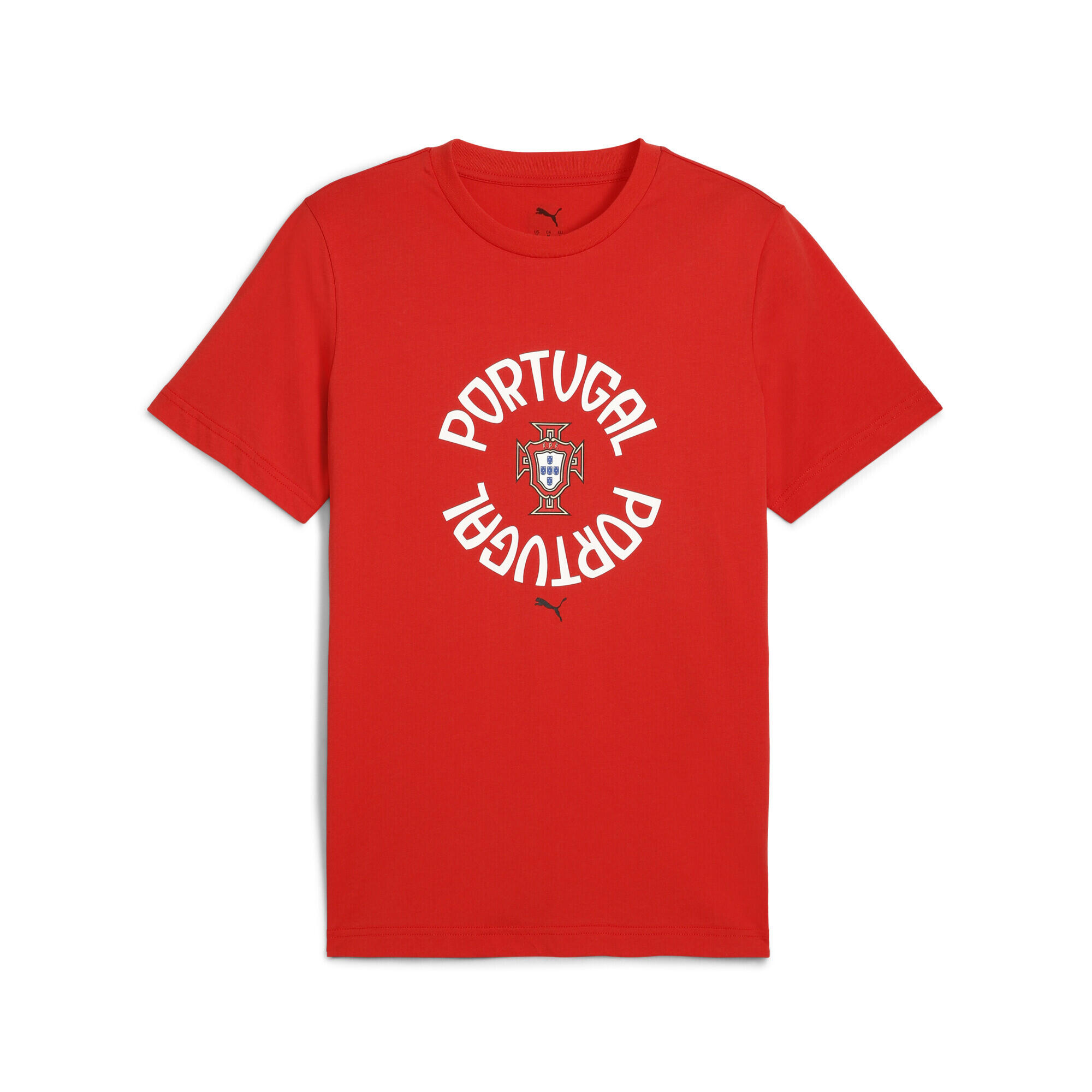 Puma - T-shirt Portugal Ftblnrgy Homme Puma - T-shirt Manches Courtes - Blanc|rouge - 42 M/l - Decathlon