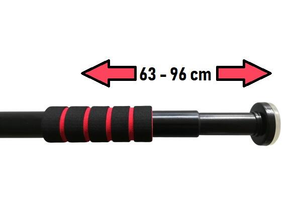 Drążek rozporowy do podciągania 63 - 96 cm 4/7