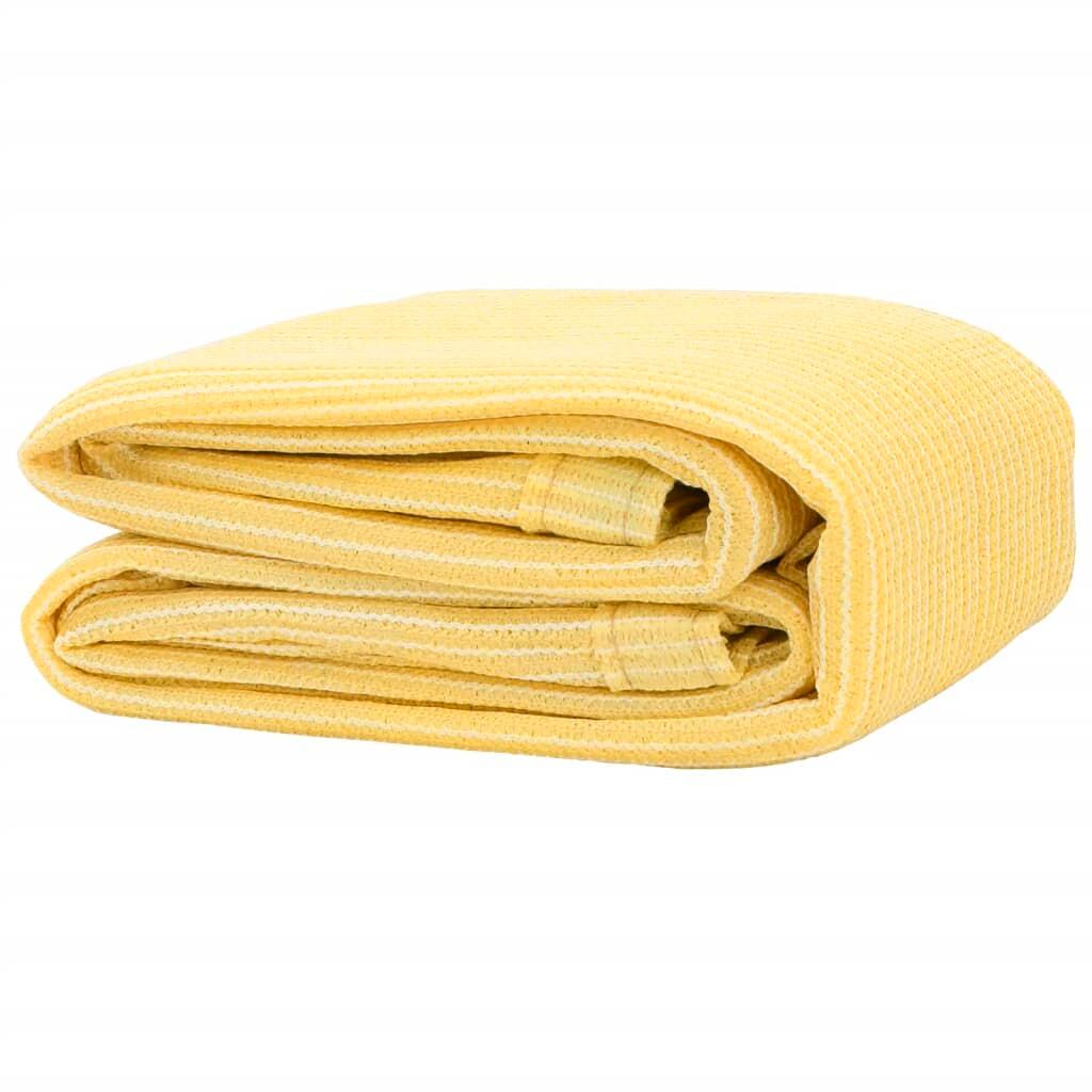 VidaXL Tapete para Tienda 300x400 cm Beige HDPE 2/4