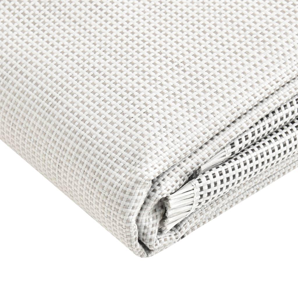 VidaXL Tapete para tienda 400 x 250 cm Gris 3/4