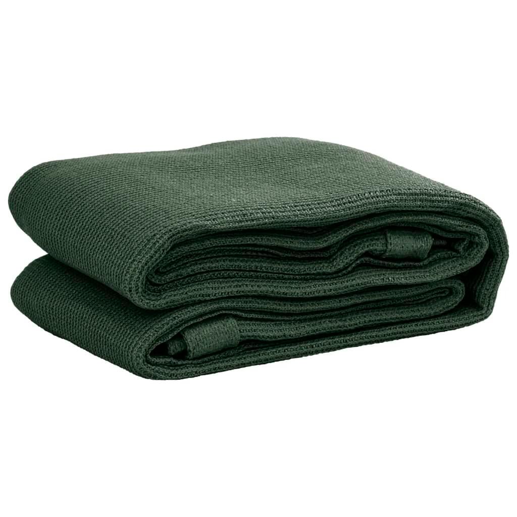 Tapis de Tente Vidaxl 200x200 cm Vert Foncé Confortable 2/4