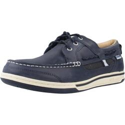 Baskets Sebago Modèle Triton Three Couleur Bleu