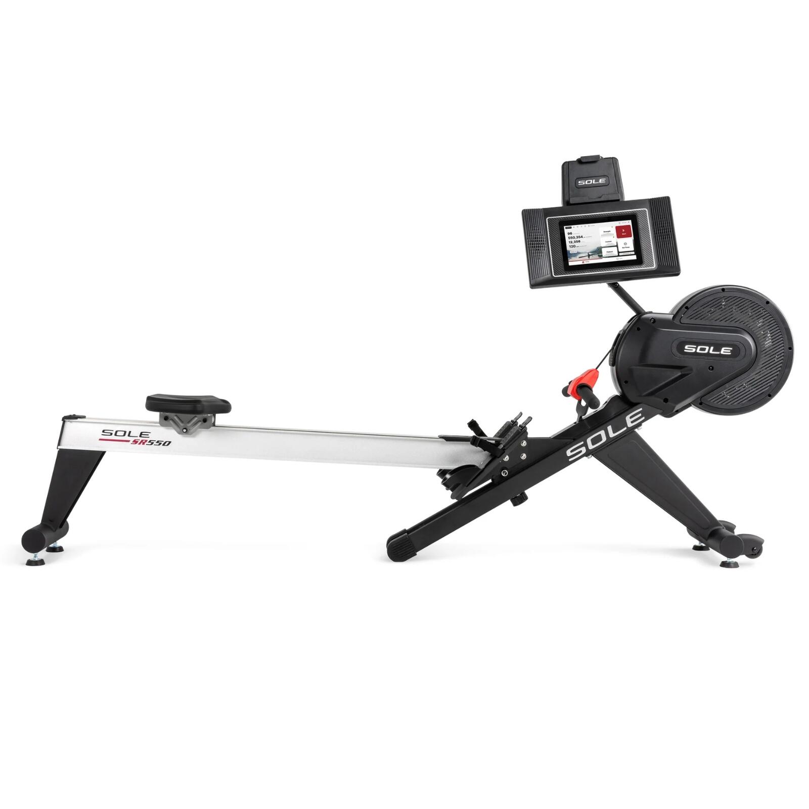 Sole Fitness SR550 roeitrainer met entertainment console 3/7