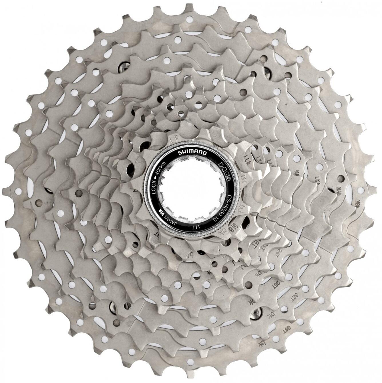 SHIMANO Shimano Deore CS-HG50 Cassette 10 Speed 11-36T (Werkplaatsverpakking)