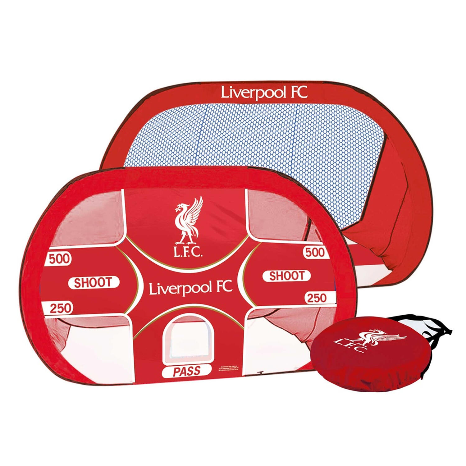 LIVERPOOL FC 2 in 1 Pop Up Target Net (Red/White)
