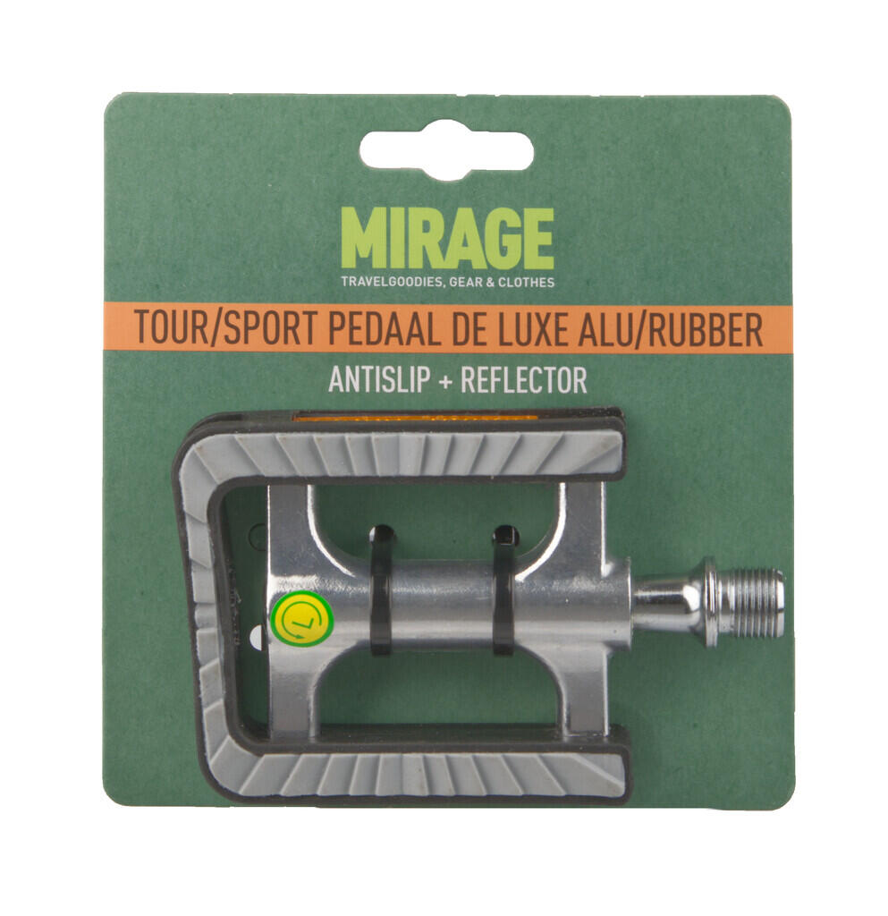 Pedal de Tour Deportivo Mirage Aluminio Goma Antideslizante Deluxe 2/2