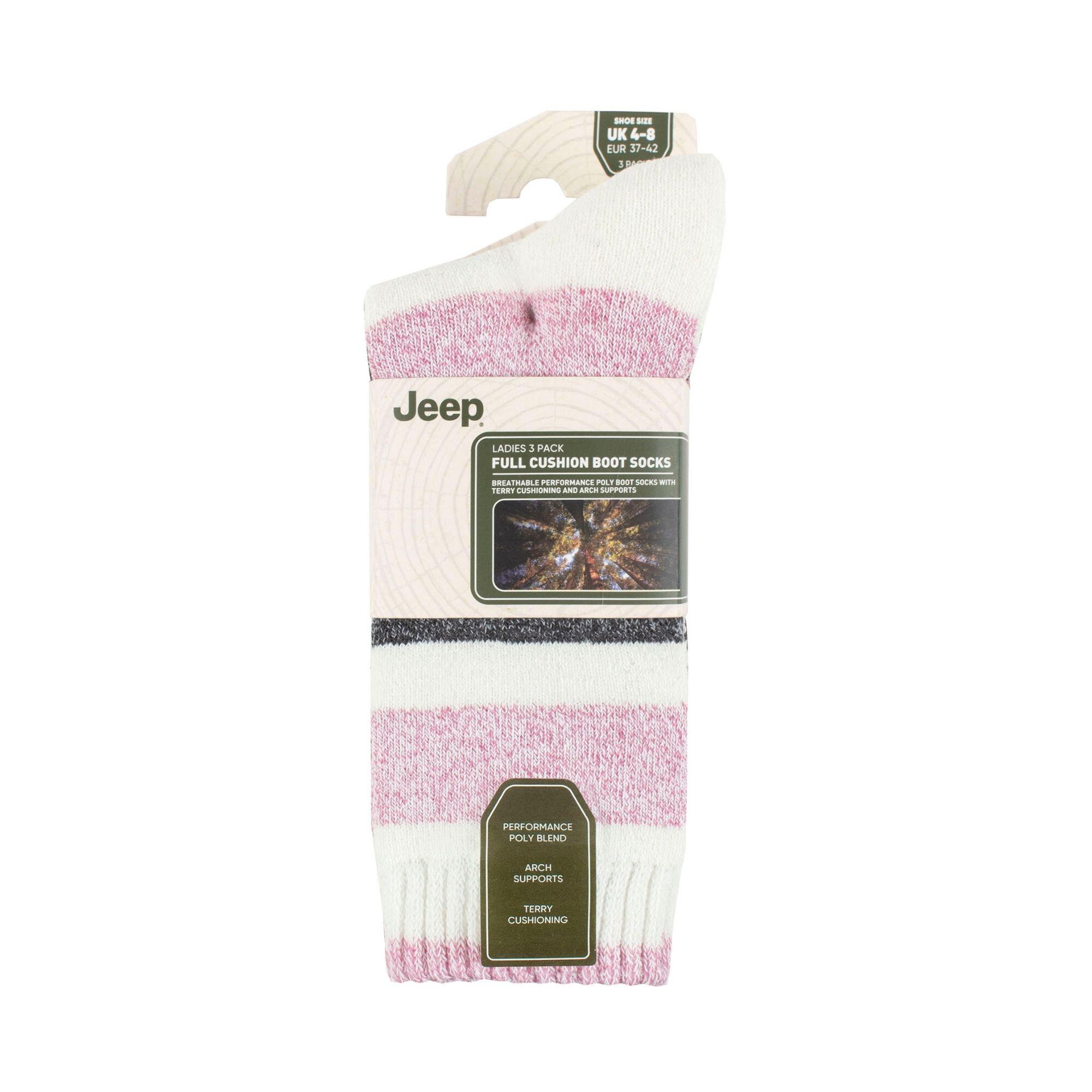 Paquet de 3 chaussettes de bottes rembourrées Performance pour femmes 2/4