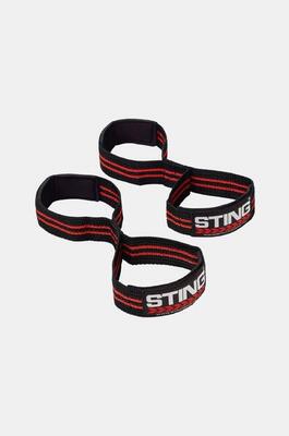 HD Figure 8 Lifting Straps / Black Red