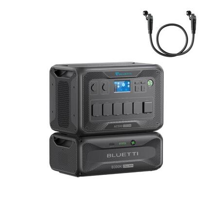 AC500+B300K Stromgenerator 5000W 2765Wh, Notstrom für Zuhause bei Schneesturm