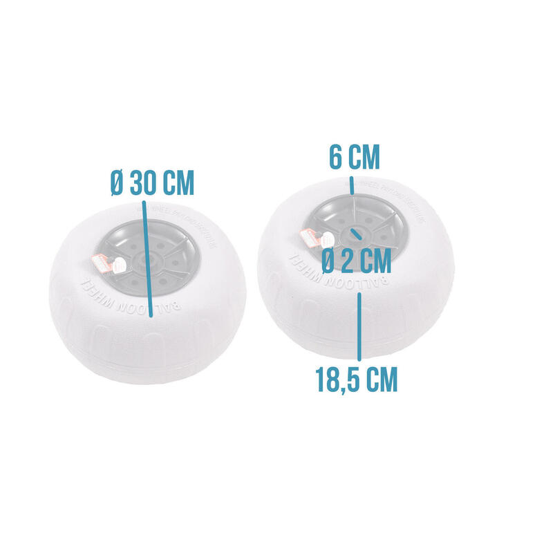 Roue gonflable plage diam 30cm largeur 6 cm