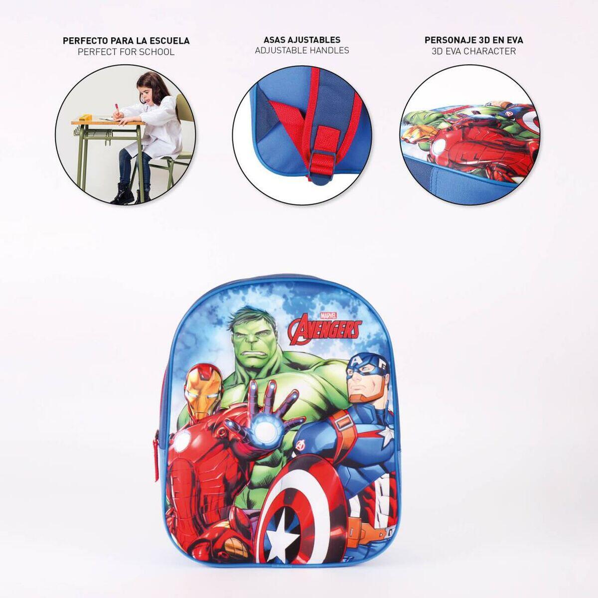 Mochila Escolar Azul 5/5