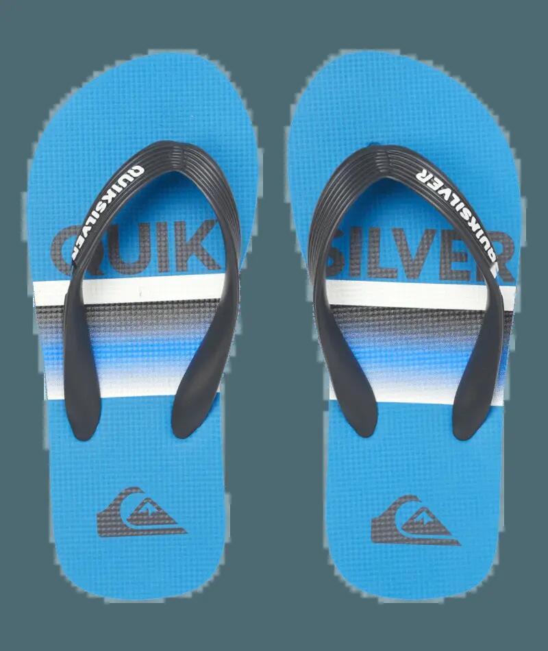 Sandalias para niños Quiksilver Molokai slab youth en color azul 4/5