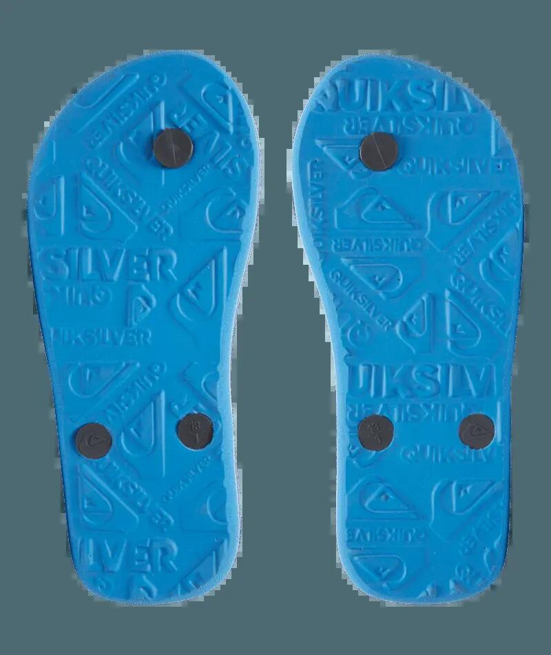 Sandalias para niños Quiksilver Molokai slab youth en color azul 5/5