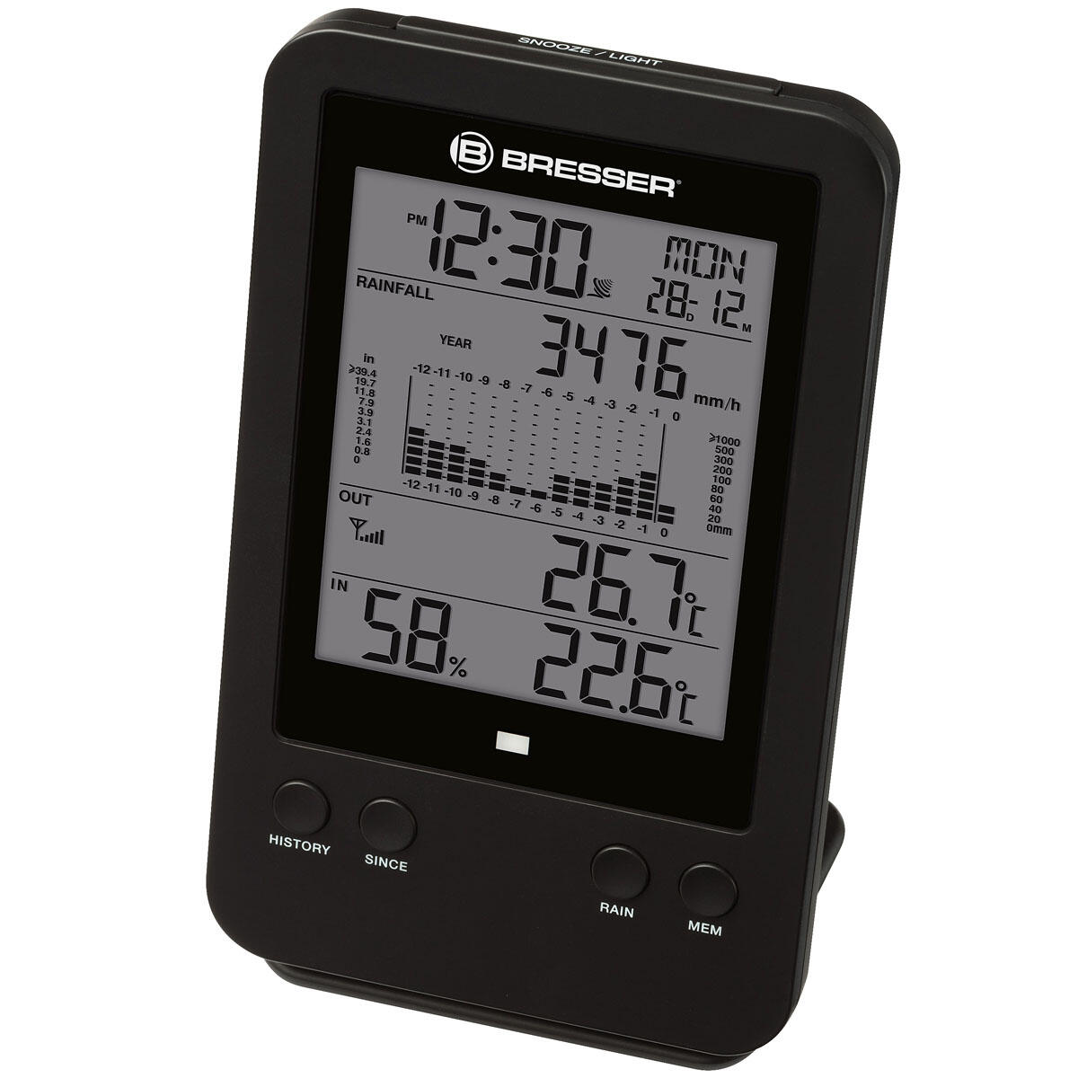 BRESSER professionele Regenmeter 3/6