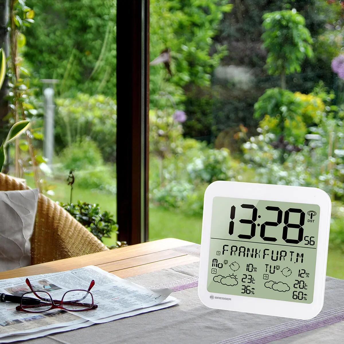Relógio com Informação Meteorológica LCD MyTime Meteotime BRESSER 4/4