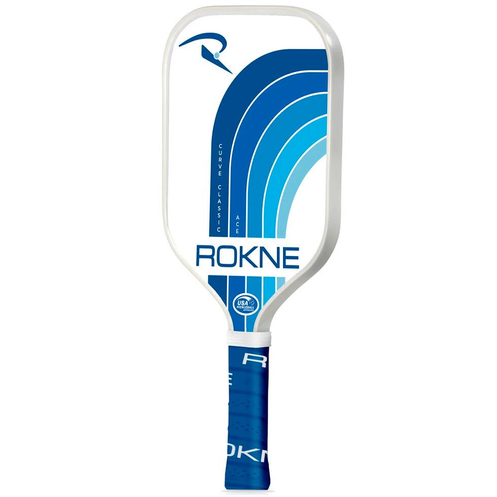 ROKNE PICKLEBALL ROKNE Curve Classic ACE Pickleball Paddle - Cobalt Blue