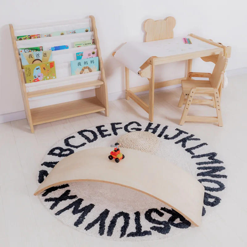 Balance Board Lama XL – Holz-Wippbrett für Kinder 4/7
